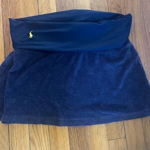 Ralph Lauren Polo Blue Mini swim Skirt coverup size m
